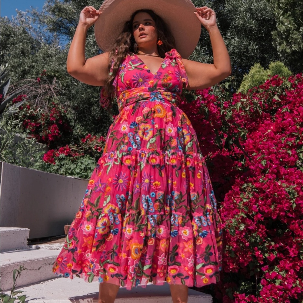 Jessakae Hibiscus Dress Brand New